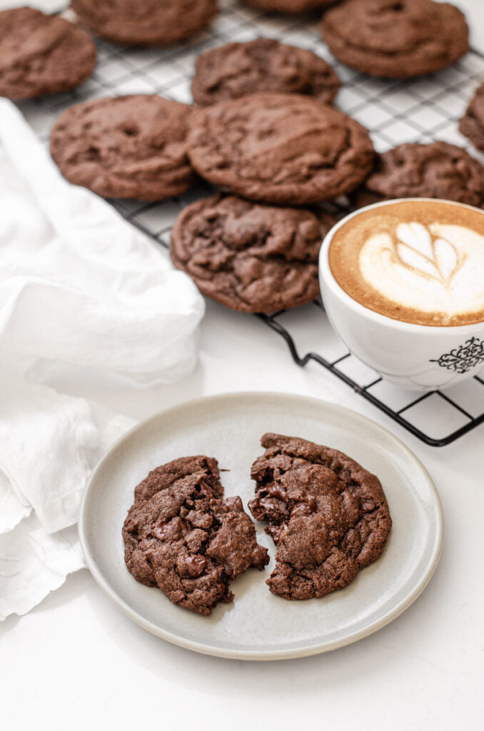 Double Chocolate Brownie Cookies